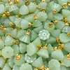 Acessórios DIY para Joias de Liga de Jade com Incrustação de Ouro: Pingente da Paz, Cuia, Pulseira do Caractere da Fortuna, Pulseira de Charme, Colar, Acessórios de Contas