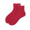 Colección de calcetines rojos de Año Nuevo Calcetines de boda iguales para hombres y mujeres Calcetines de algodón para mujer con patrón tridimensional regalo de calcetines de año de nacimiento