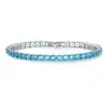 Pulseira Unissex Simples de Fábrica Transfronteiriça Moda Atacado Estilo Tênis Joias Ins mm Zircônia