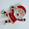 Broche de serie navideña transfronteriza lindo caricatura personalizada regalo insignia metálica broche de goteo accesorios en stock