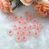 Cuentas de flor de ciruelo mate esmerilado pulsera de acrílico transparente tejida a mano cuerda para el pelo material con cuentas accesorios DIY
