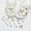 Amuletos para Zapatos Croc, Accesorios para Mujer, Clips para Zapatos DIY, Decoraciones 3D con Pedrería, Clips Desmontables, Estilo de Moda de Influencers