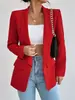 2025 Nuevo Traje Pequeño de Primavera y Otoño Europeo y Americano Transfronterizo Chaqueta de Oficina para Mujer Versátil al por Mayor Moda Personalidad Mujer