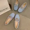 Zapatos Romanos Suaves de Verano 2026 para Mujer, Estilo Francés, Combinados con Faldas, Zapatos Elegantes Tipo Balerina Khaki para Mujer