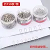 Clips para Papel Niquelados 150 Piezas Plata Metal Información Clips para Papel Estudiante Oficina Clips Metálicos para Papel Venta al por Mayor