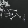 Venda Direta da Fábrica DIY Joias Transparentes Planas Resina Brincos e Tarraxas Acessórios, Contas Adesivas, Materiais para Joias de Orelha Atacado
