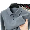 Suéter de lapela espesso 500g para exportação transfronteiriça para homens, novo estilo outono/inverno 2026, suéter base quente e casual para homens