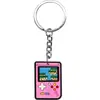 Llavero Colgante de Consola de Juegos Llavero con Mango de Goma Blanda de PVC Llavero DIY Decoración de Mochila Regalo de Amazon