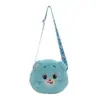Juguete de peluche de oso de amor arcoíris de dibujos animados, bolso para colgar el teléfono móvil, mochila de regalo para niña, muñeco de agarrar de 8 pulgadas, venta al por mayor