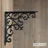 Suporte Triangular de Ferro Fundido Espesso Estilo Europeu Suporte de Parede para Prateleira Fixa de Ângulo Reto Suporte de Prateleira com Carga