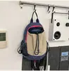 Riñonera Transfronteriza Bloque de Color para Viajes al Aire Libre Bolso Cruzado Ligero Nicho Casual Versátil Bolso para Teléfono Mochila para Senderismo y Montañismo