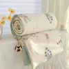 Colcha de Verano de Doble Capa de Fibra de Soja Clase A Grado Madre-Bebé Colcha de Aire Acondicionado Suave y Pegajosa Colcha Fresca de Verano para Niños Colcha Delgada Lavable