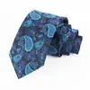 Corbata de hombre con patrón paisley, anudada a mano, estilo nuevo, poliéster, 8 cm, corbata personalizada de alta gama