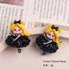 Desenho animado DIY resina acessórios acessórios meninas dançando cola de creme grampo de cabelo feito à mão capa de celular fivela de sapato acessórios atacado