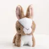 Celebridad de Internet Dibujo Animado Conejo Colgante Muñeca Juguete de Peluche Conejo Blanco Muñeca de Trapo Muñeca Pequeña Colgante para Mochila Mini