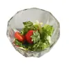 Juego de Vajilla de Vidrio Estética Geométrica con Logo Imprimible Juego de Cinco Piezas Bol para Ensalada Millennium Juego de Dos Piezas Taza para Regalo