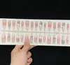 Popularidad en Xiaohongshu Consejos de Uñas Artísticas Degradado Morado Ojo de Gato Estrella de Cinco Puntas Uñas Portables Uñas Postizas Tiras Terminadas