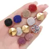 Colgante Cuadrado de Acero Inoxidable con Puntos de Diamante Colores Vivos Cubo de Azúcar de Diamante Colgante Pequeño Accesorios para Collares Hechos a Mano DIY Colgante Venta al por Mayor
