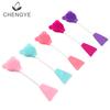 Cepillo de silicona para mascarillas de lana suave de fábrica, cepillo de doble cabezal para lavado facial de doble propósito, cepillo de belleza, cepillo para mascarillas, raspador, herramienta de limpieza facial