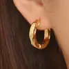 Pendientes de Plata Chapada en Oro y Plata con Diseño Irregular Martillado Europeos y Americanos Pendientes de Moda Tendencia de Nicho Pendientes de Moda
