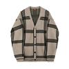 Nuevo Suéter de Punto Estilo Casual Holgazán para Hombre Versión Coreana Trendy Suelto Versátil Cárdigan Suéter Chaqueta Top