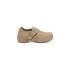 Aumento de Altura de 4.5 cm ~ Zapatos Birkenstock para Mujer sin Cordones de Ante de Vaca con Correa de Hebilla y Punta Redonda, Nuevos Zapatos Birkenstock para Mujer Otoño/Invierno 2026