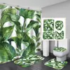 Cortina de Ducha para Baño Amazon Morado Floral Estampado Digital Poliéster Impermeable Serie de Flores Directo del Fabricante