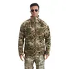 Chaqueta de Forro Polar Camuflaje Táctico Otoño e Invierno para Hombre, Deportes al Aire Libre, Forro Polar Táctico, Forro Cálido Engrosado