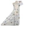 Tejido crepé de poliéster de gasa de seda dorada y plateada 75D primavera y verano ligero ropa de mujer vestido camiseta tirantes tejido para joyería