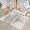 Alfombra de Sala de Estar de Lujo Ligero de Alta Gama Moderna Simple Sofá Mesa de Centro Felpudo Dormitorio Resistente a la Suciedad Resistente al Desgaste Alfombra Imitación Cachemira