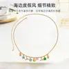 Joia Cruzada Europeia e Americana Novo Estilo Corrente de Cintura de Concha de Praia Corrente Corporal de Pérola Artificial Concha Acessório de Cintura