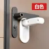 Manija de Puerta de Habitación Cerradura de Seguridad para Bebé Mascota Cerradura Anti-Apertura Sin Taladro Hebilla de Manija de Puerta Cerradura Fija Transparente