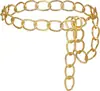 Cadena de Cintura de Moda Más Vendida para Mujeres, Accesorio Decorativo para Trajes y Vestidos, Cinturón Fino Versátil Estilo Coreano de Metal Inspirado en Chanel