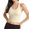 Lulu Yoga Wear Chaleco Ebb Sin Costuras para Deportes al Aire Libre Ropa de Fitness para Mujer Chaleco Transpirable de Alta Elasticidad sin Mangas con Almohadilla en el Pecho