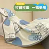 Manta Espesa de Lana de Cordero, Chal de Verano para Oficina, Manta de Siesta, Manta Cubresofá de Terciopelo Coral para Dormitorio de Estudiante