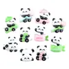 Caixa de Armazenamento DIY Grampo Animal de Desenho Animado Acessórios de Resina Geladeira Panda DIY Cola Cremosa Adesivo Materiais de Decoração