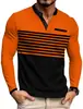 Nueva Camisa Henley de Manga Larga Simple para Hombre de Primavera y Otoño, Transfronteriza Europea y Americana, con Botones, Camiseta Deportiva Casual para Hombre Amazon Temu