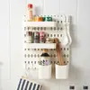 Tablero de Agujeros de Cacahuete Estante de Pared Multifuncional para Cocina Baño Dormitorio Estante Organizador de Almacenamiento de Pared