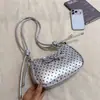 Cross2026 Verano Nuevo Estilo Coreano Ins Bolso de Mano de Lunares Dulce Fresco Bolsa Nube Bolso de Hombro Cruzado