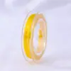 Corda Elástica Colorida Mini de Nylon 0,6mm DIY Artesanato de Miçangas Feito à Mão Material de Fio Redondo
