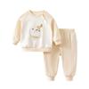 Conjunto de Ropa Nueva de Primavera Babi Elefante para Niños y Niñas, Sudadera y Pantalón de Chándal, Conjunto de Dos Piezas para Bebé de Primavera