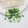 Pulsera de Joyería con Material de Cuentas Acrílicas Estilo Japonés Hoja Verde Mini Accesorios para Peine Antiguo de Vidrio Imitación DIY