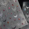 Yitu Película de Luz de Estrellas de Hormiga Araña Pegatina para Uñas Cartoon Oscuro Dulce Genial Popular Celebridad de Internet Pegatina Decorativa Yt5355