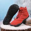 Botas de neve outdoor direto da fábrica impermeáveis de cinco dedos sapatos de algodão com forro de lã grossa antiderrapante isolamento resistente ao frio sapatos de cinco dedos descalços