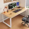 Escritorio de computadora, escritorio de oficina en casa, escritorio de estudio para estudiantes, mesa larga de pared, escritorio simple para viviendas de alquiler