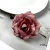 Flores de Rosa Pequeñas Vintage Simuladas en Colores Otoñales Cabezas Florales de Seda Artificial Falsa para Manualidades Pasadores Materiales Arreglo de Pared de Flores para Bodas