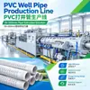 Equipamento de Produção de Tubo Especial para Perfuração de Poços 50-250 Pvc Extrusora de Tubos para Criação Linha de Produção de Tubos Plásticos Fabricante