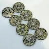 Pedra de Pele de Cachorro Pedra Natural Fivela de Segurança 25mm Moedas Antigas Pedra Natural Nostálgica Moedas Antigas