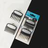Pente limitador de máquina de cortar cabelo elétrica de 2 peças pente posicionador de salão de cabeleireiro pente de cabelo acessórios para máquina de cortar cabelo ferramenta de paquímetro ferramenta de corte de cabelo