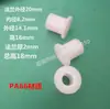 Cojinete de Casquillo Deslizante con Brida Casquillo Negro Grafito Nylon Casquillo Aislante Almohadilla Aislante Escalonada Casquillo Lubricante